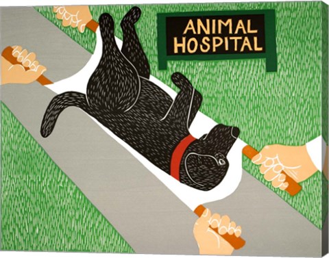 Framed Animal Hospital Print