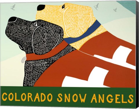 Framed Colorado Snow Angels Print