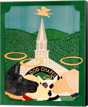 Framed Dog Chapel II Print