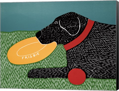 Framed Dog Toys Good Dog Black Print