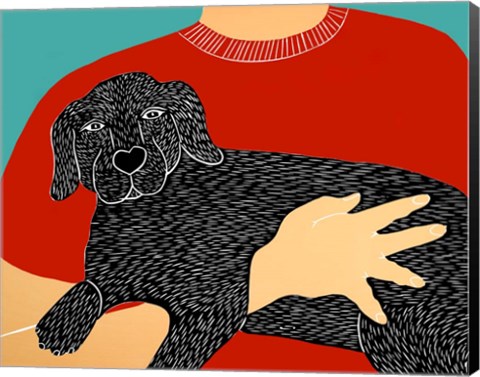 Framed Dogs Can Heal a Broken Heart Print