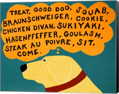 Framed Dogs Can Only Learn a Few Words Print