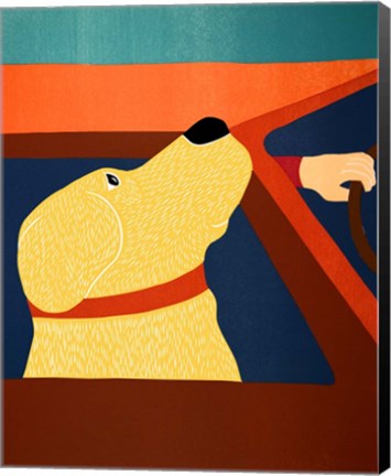 Framed Feeling Better Yellow Print