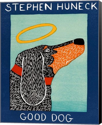Framed Good Dog Dachshund Print