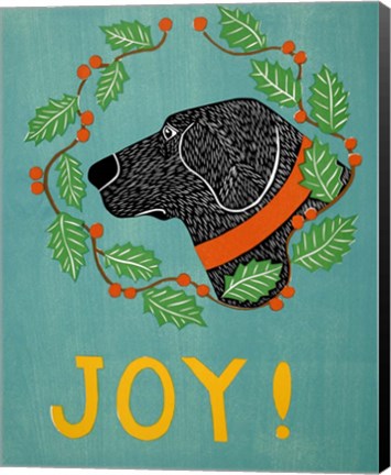 Framed Joy Black Print