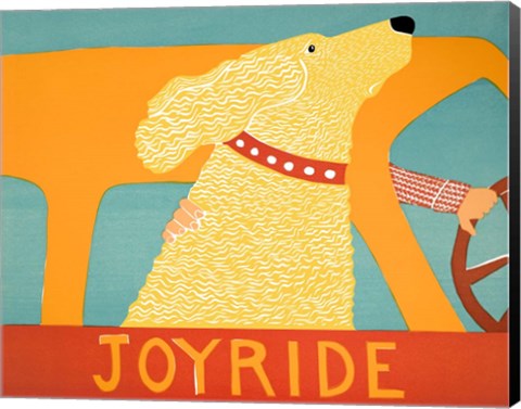 Framed Joyride Yellow Print