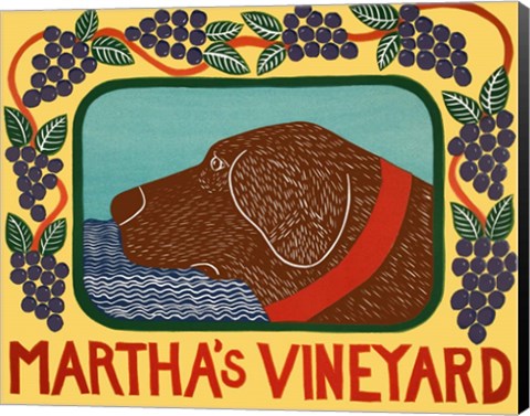 Framed Marthas Vineyard Choc Print