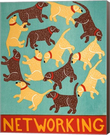 Framed Networking Choc Print