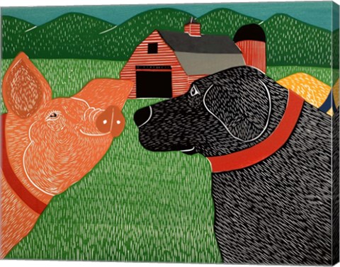 Framed Sally Goes To The Farm Print