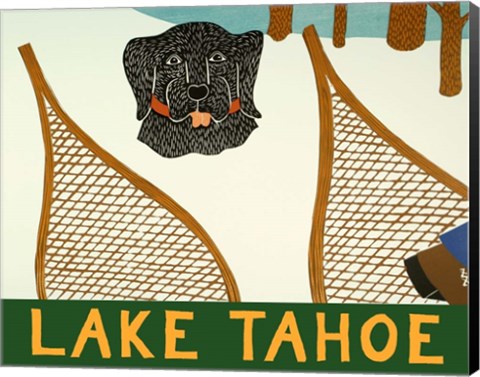 Framed Snowshoe Lake Tahoe S Print