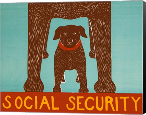Framed Social Security Choc Print