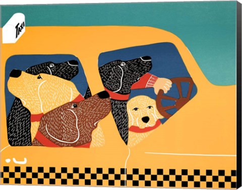 Framed Pack Instinct Taxi Print