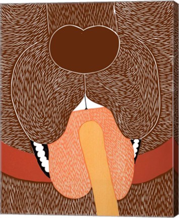 Framed Throat Exam Choc Print