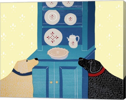 Framed We Are Lucky Dogs Print