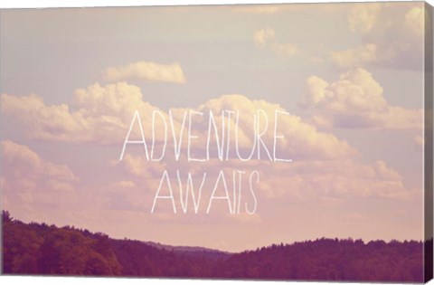 Framed Adventure Awaits I Print