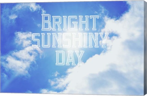 Framed Bright Sunshiney Day Print