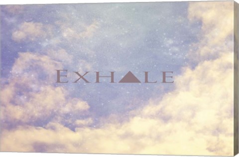 Framed Exhale Print