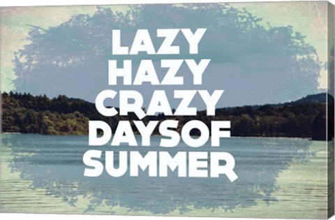 Framed Hazy Days Of Summer Print