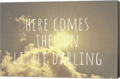 Framed Here Comes The Sun Print