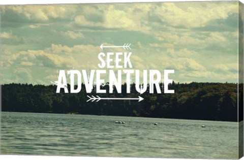 Framed Seek Adventure Print