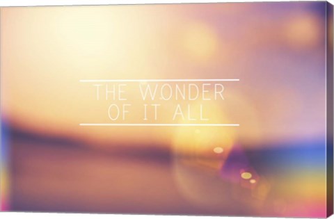 Framed Wonder Print