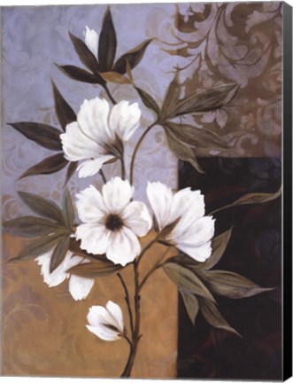 Framed Soft Floral II Print