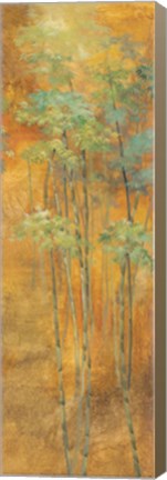 Framed Golden Bamboo II Print