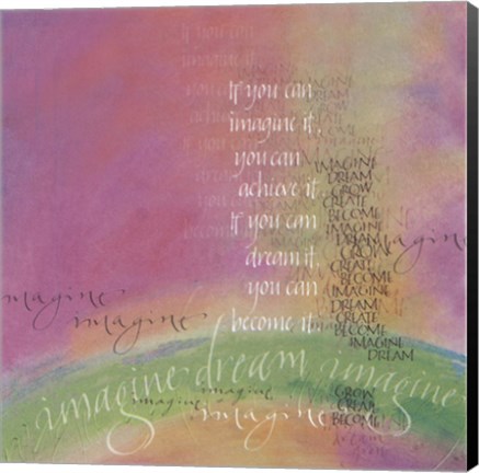 Framed Imagine It Print