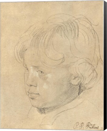 Framed Son Of The Artist Print