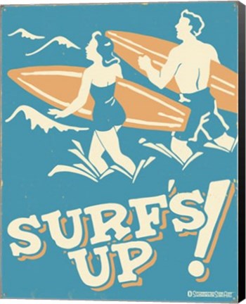 Framed Surf's Up Print