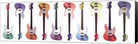 Framed Pop Art Guitar Print