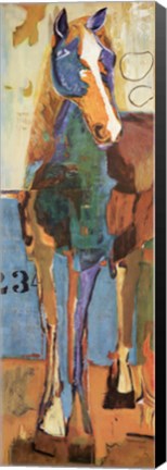 Framed Equinus Two Panel II Print