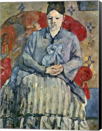 Framed Madame Cezanne (red chair) Print