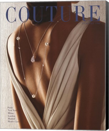 Framed Couture January 1960 Print