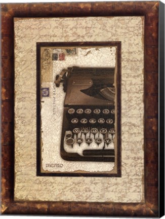 Framed Dactylo II Print