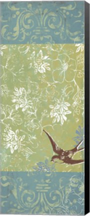 Framed Spring Damask II Print