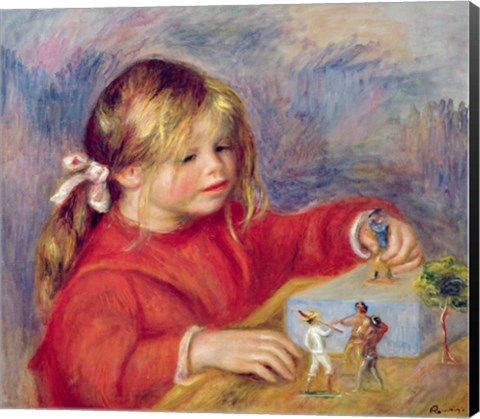Framed Claude Renoir at play, c.1905 Print