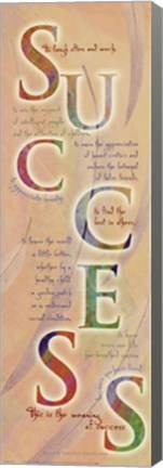 Framed Success Print