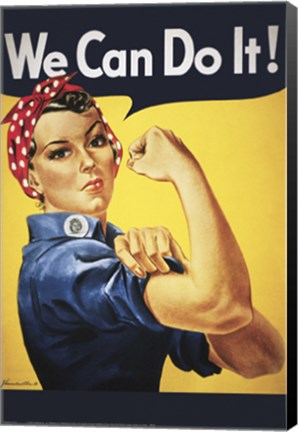 Framed Rosie the Riveter Print