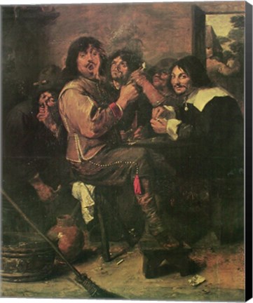 Framed Smokers Print