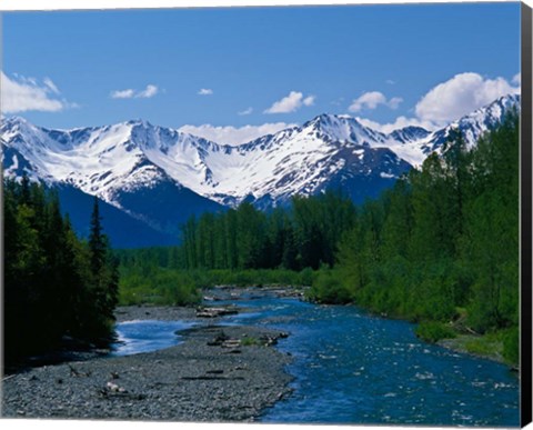 Framed Chugach Mountains, Alaska Print