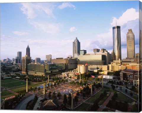 Framed Centennial Olympic Park, Atlanta, Georgia Print