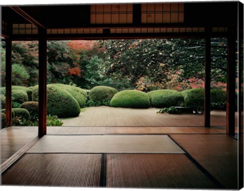 Framed Shisendo, Kyoto Prefecture, Honshu, Japan Print