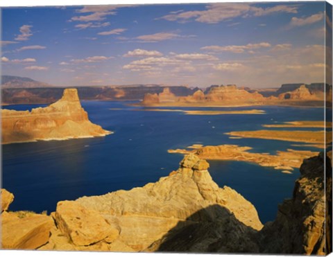 Framed Gunsight Butte, Glen Canyon National Recreation Area, Arizona Print