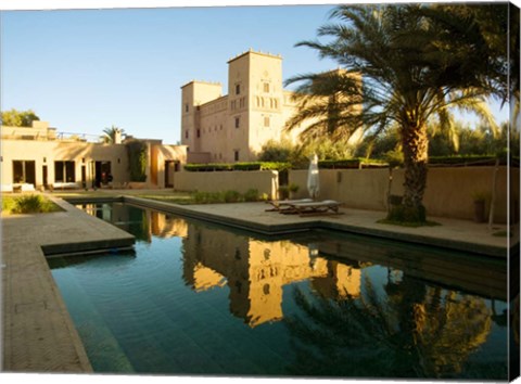 Framed Dar Ahlam Kasbah a Relais and Chateaux Hotel, Souss-Massa-Draa, Morocco Print