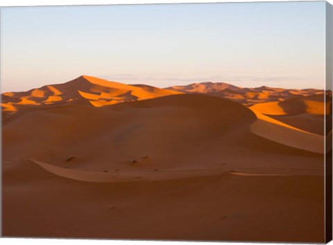 Framed Erg Chebbi Dunes, Errachidia Province, Morocco Print