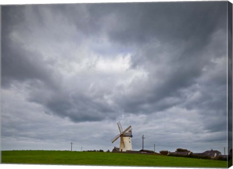 Framed Ballycopeland Windmill, built circa 1800 and still working, Millsile, County Down, Ireland Print