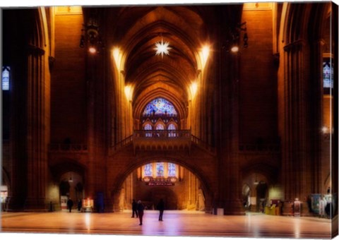 Framed Liverpool Cathedral, Church of England, Merseyside, England Print