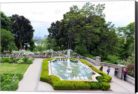 Framed Casa Loma Gardens, Toronto, Ontario, Canada Print