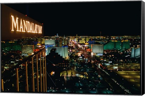 Framed Mandalay Bay Resort And Casino, Las Vegas, Clark County, Nevada Print